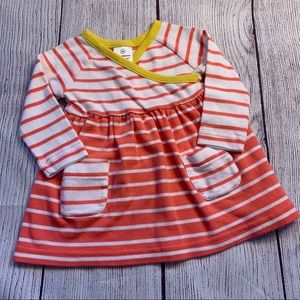 Hanna Andersson Striped Dress Size 3 - 6 Months